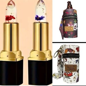 BUNDLE OF 1 LIPPIE AND 1 CASE HOLDER NEW RANDOM COLOR